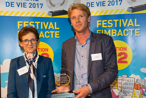 2 Fimbacte 2017 remise du prix à Construire Pro, lauréat du trophée prévention et santé au travail